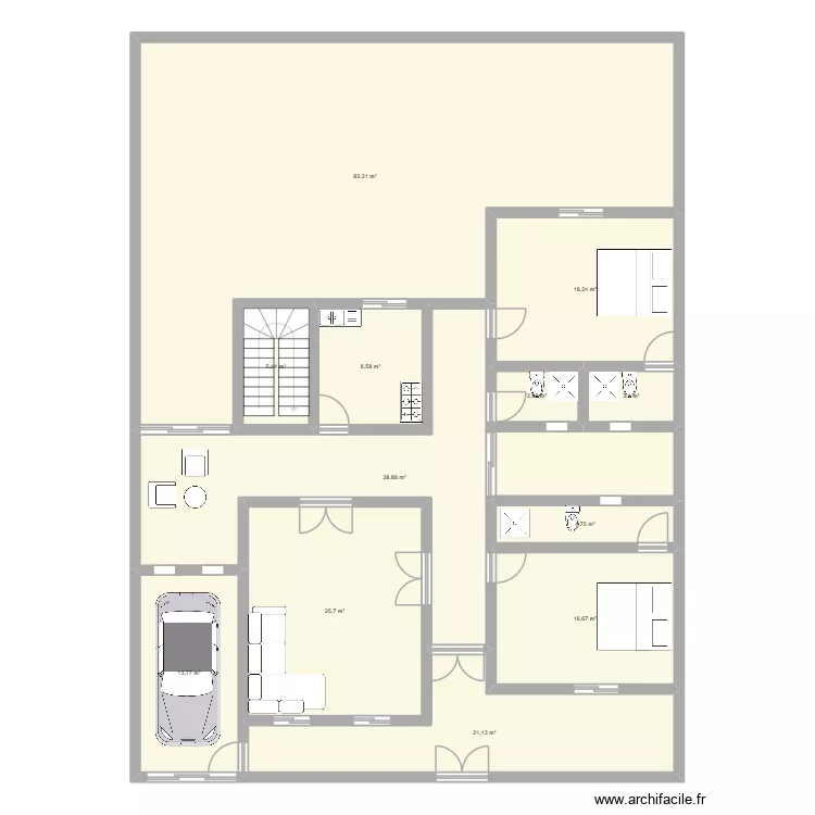 FALL1. Plan de 12 et 253 m² FALL1. Plan de 12 et 253 m²