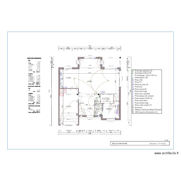 DONMEZ RDC ELEC. Plan de 0 pièce et 0 m2
