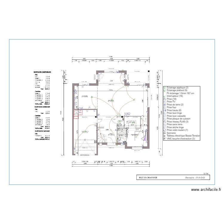 DONMEZ RDC ELEC. Plan de 0 pièce et 0 m2