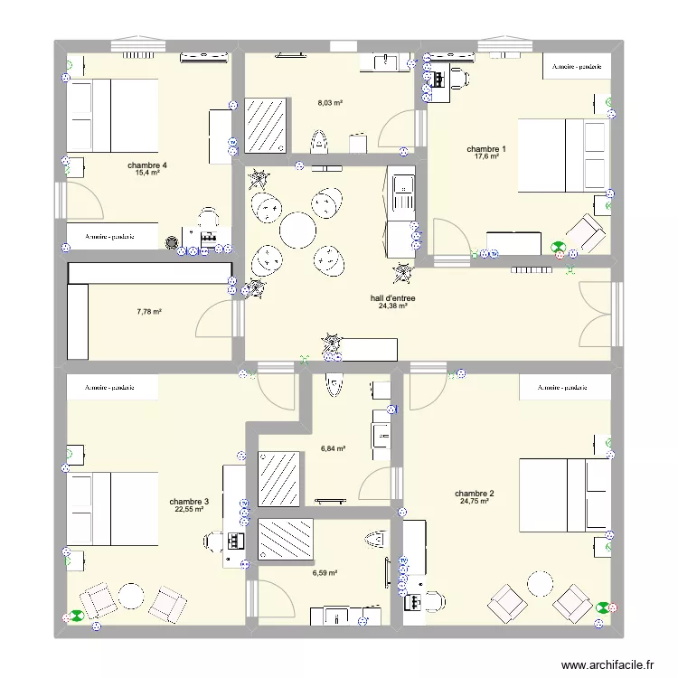 maison Alsagro final . Plan de 
