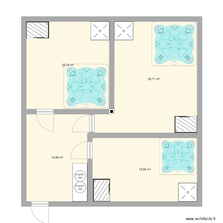 Projet SPA. Plan de 0 pièce et 0 m2