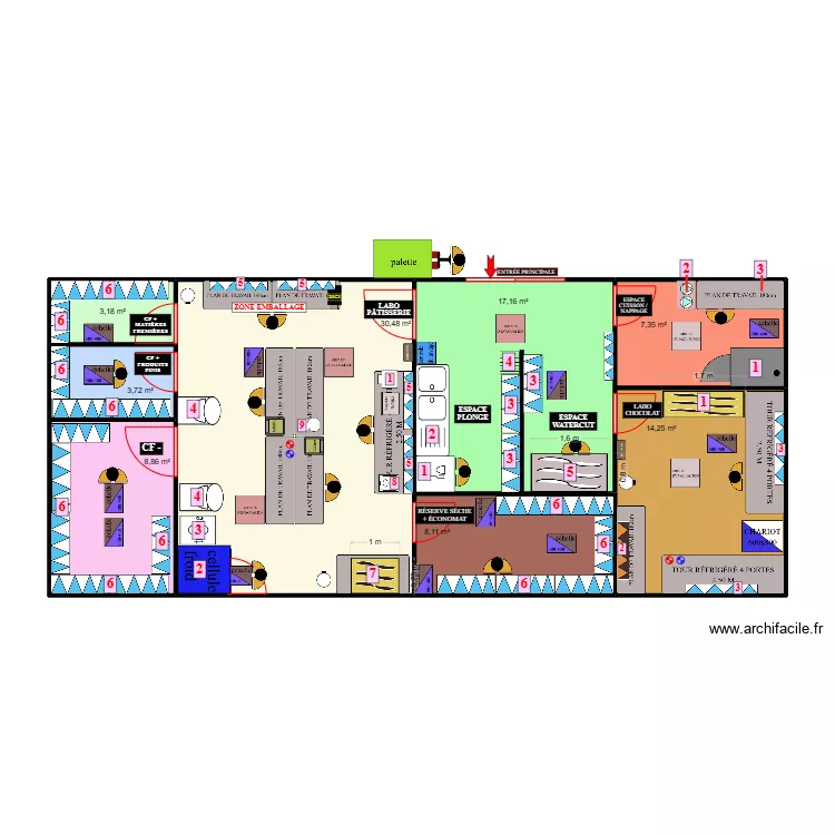 LA RAVOIRE P&Acirc;TISSERIE. Plan de 