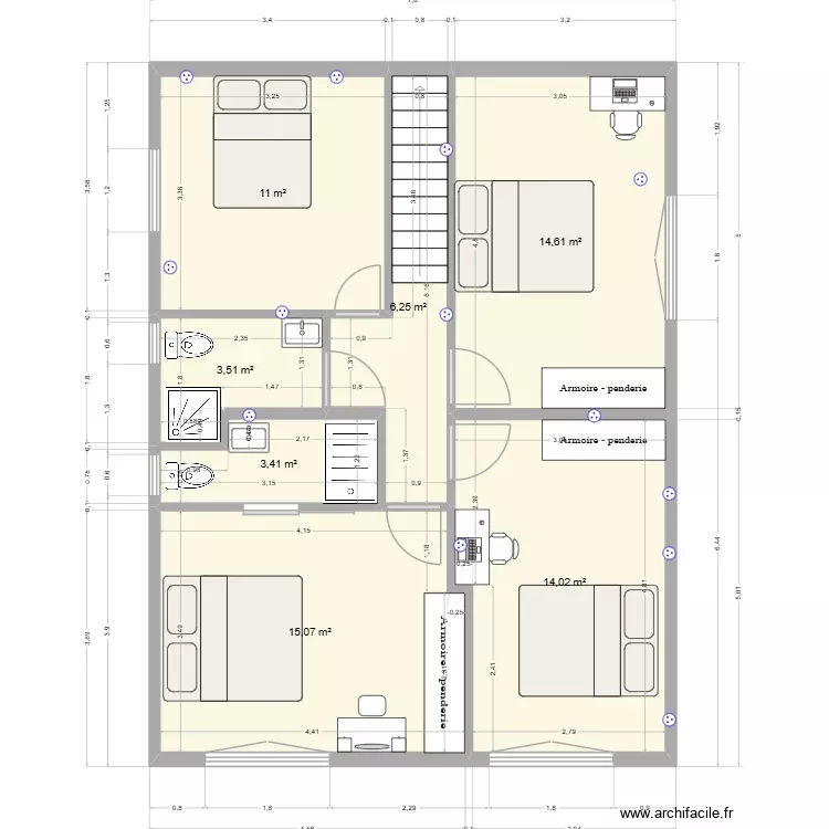 nouveau. Plan de 7 Pièces et 68 m² nouveau. Plan de 7 Pièces et 68 m²