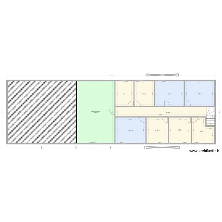 CRENEY ETAGE. Plan de 0 pièce et 0 m2