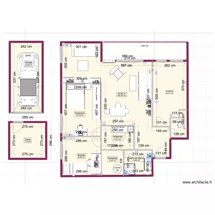 Plan la cible vide. Plan de 