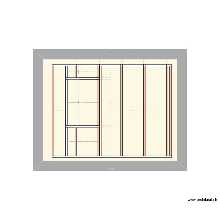 Section2. Plan de 1 pièce et 9 m2