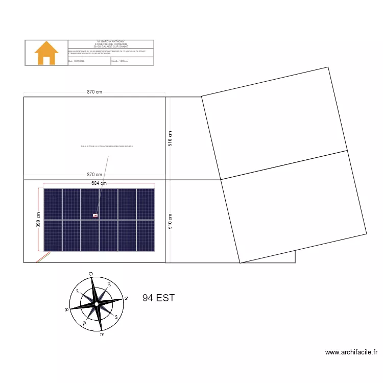 GARCIA ANTHONY. Plan de 