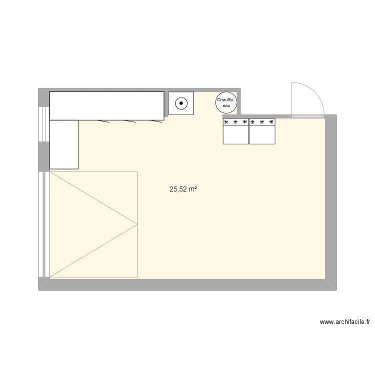 Garage. Plan de 0 pièce et 0 m2
