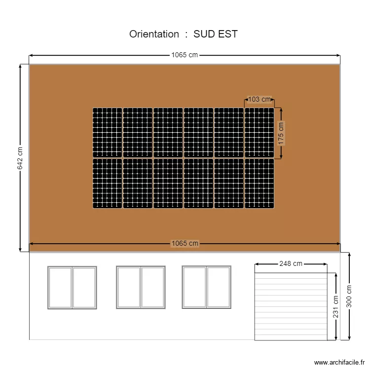 DUVAL Dominique PLAN DE FACADE . Plan de 