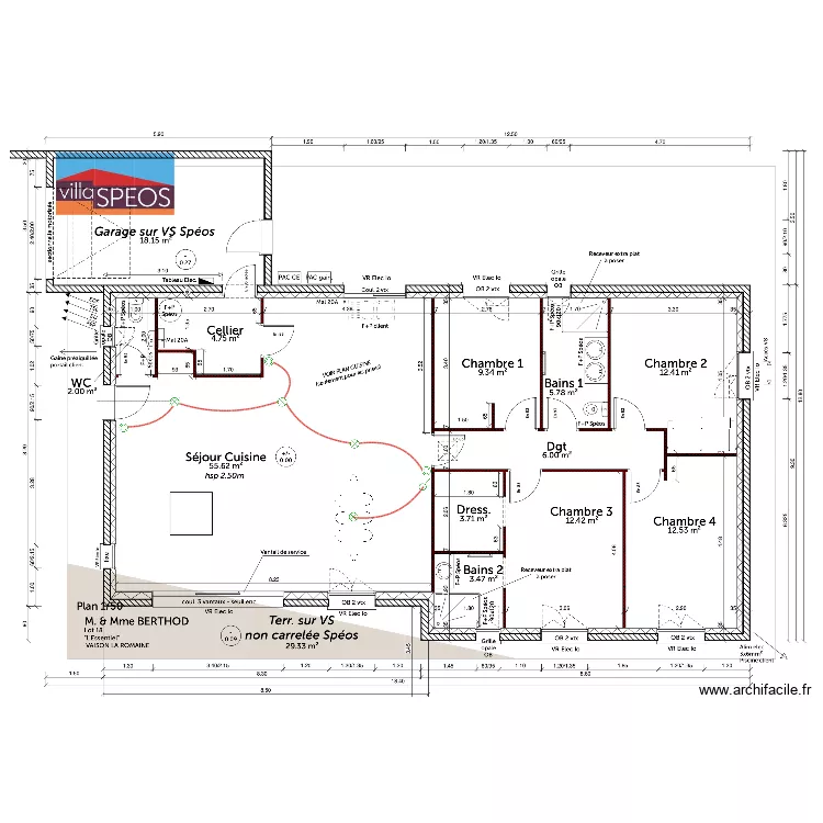 Plan_Eclarage_PieceVie. Plan de 