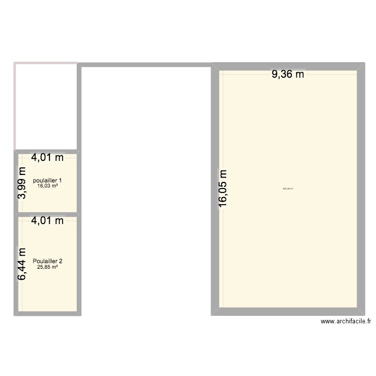 test1. Plan de 3 pièces et 192 m2
