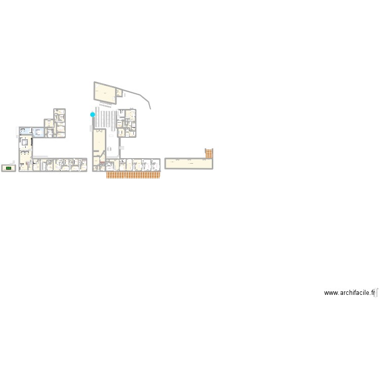 Flora & Dimitri 2025. Plan de 60 pièces et 943 m2