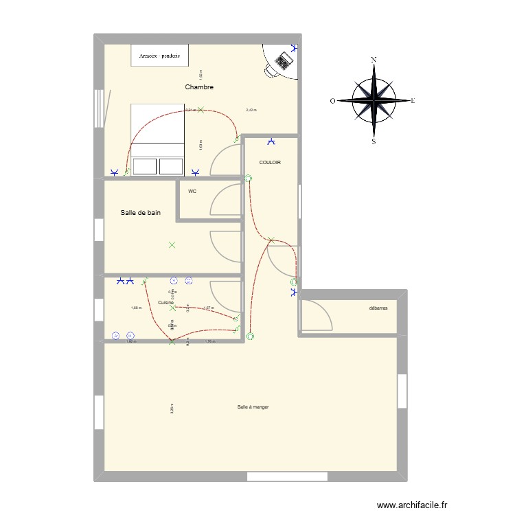 F2 Titouan TNE2. Plan de 0 pièce et 0 m2