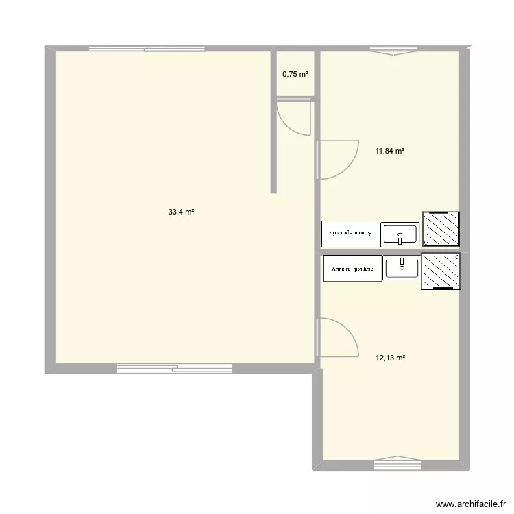 bourdaines 2. Plan de 4 et 58 m² bourdaines 2. Plan de 4 et 58 m²