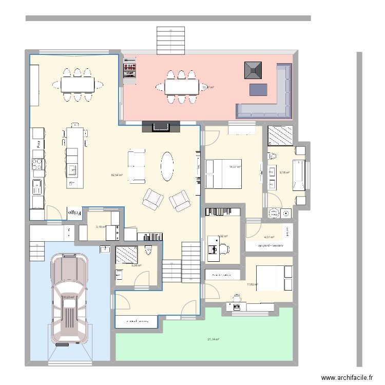 Iris 2 Bi-G 1ch. Plan de 11 pièces et 221 m2