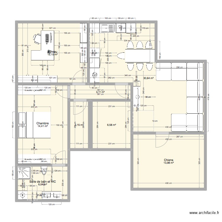 Rez Jalhay. Plan de 0 pièce et 0 m2