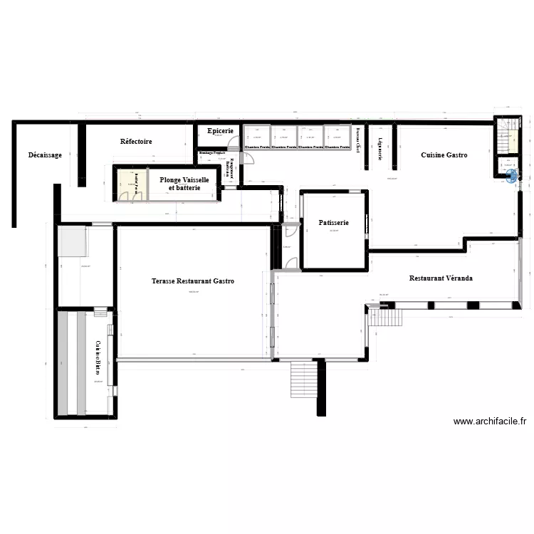 Patisserie Etc. Plan de 17 Pièces et 448 m² Patisserie Etc. Plan de 17 Pièces et 448 m²