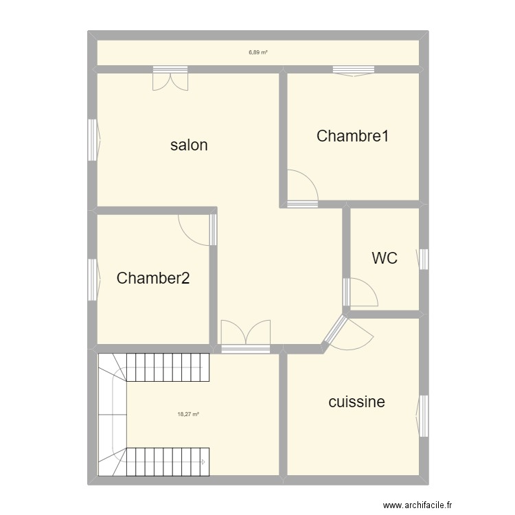 maisson oussema 2. Plan de 0 pièce et 0 m2