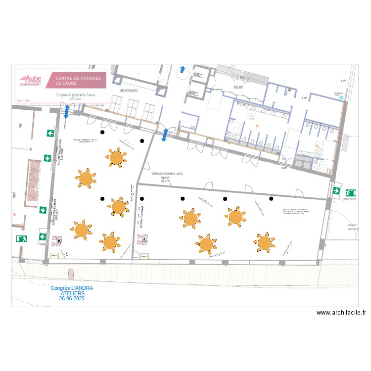 GRANDS LACS Congrès L'ANDRA   ATELIERS  26 06 2025  Couleurs. Plan de 0 pièce et 0 m2