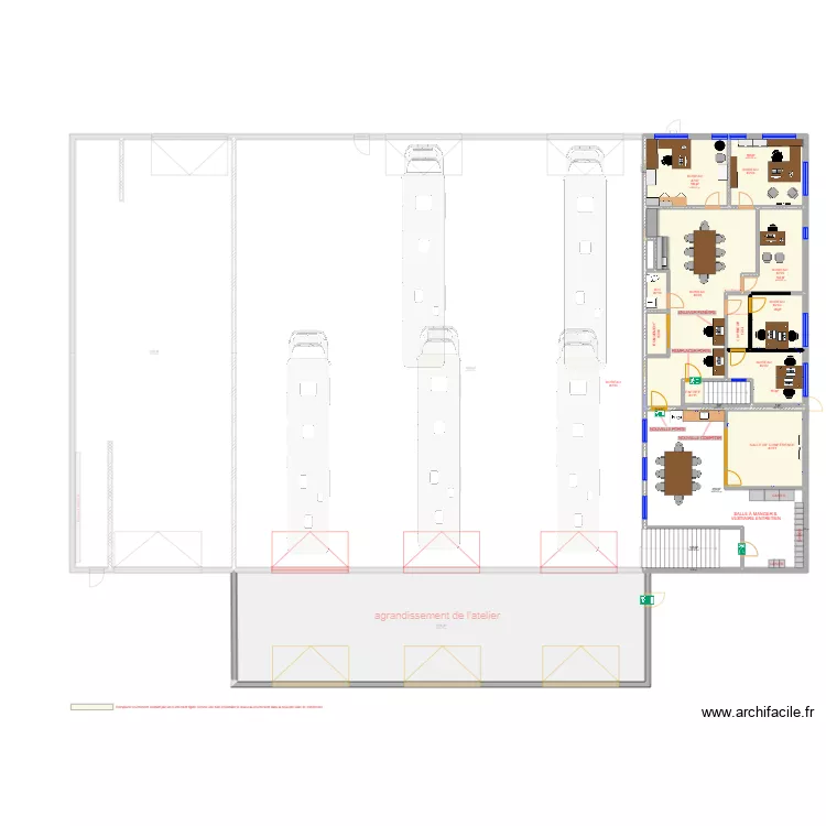20241030 B&acirc;timent Ch&acirc;teauguay sans cotation. Plan de 