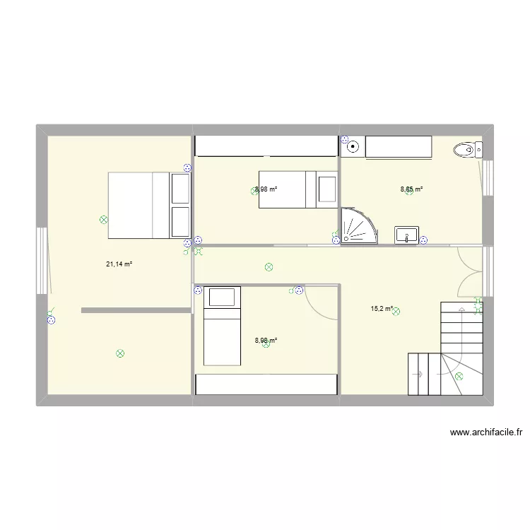 étage grange. Plan de étage grange. Plan de