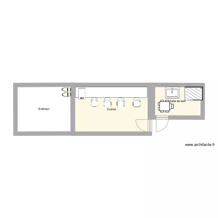 plan evacuation VMC. Plan de 3  et 30 m²