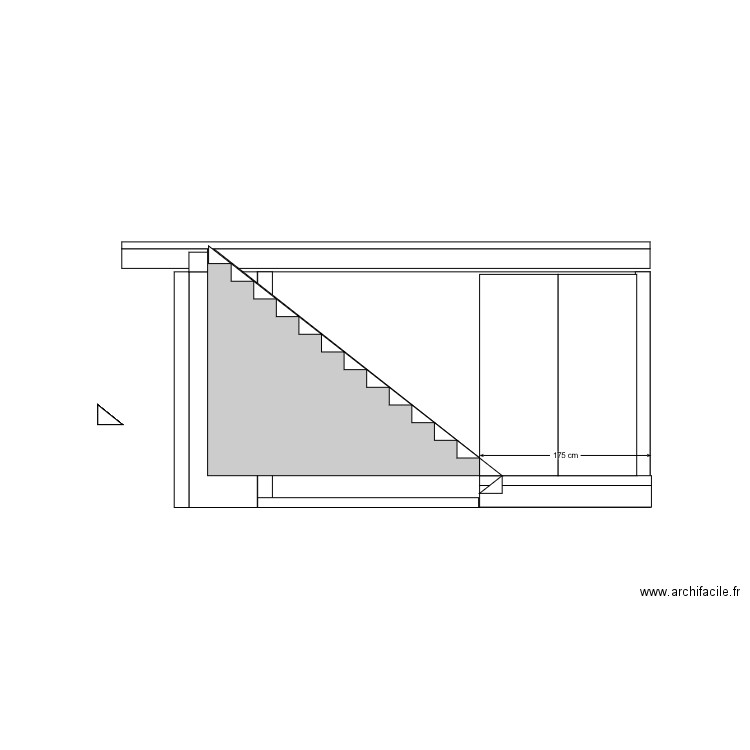 PROFIL ESCALIER 13 x G24 h18 H260 L320. Plan de 0 pièce et 0 m2