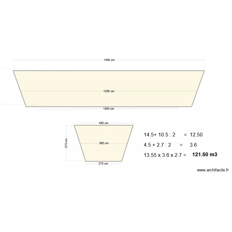 bac eau avec b&acirc;che. Plan de 