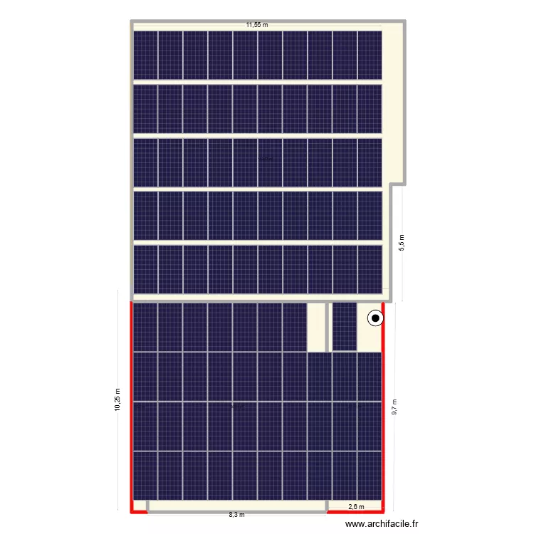 SOMDO. Plan de 4  et 270 m²