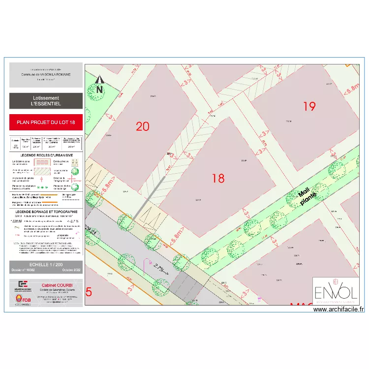 Implantation-Parcelle portail_2. Plan de Implantation-Parcelle portail_2. Plan de