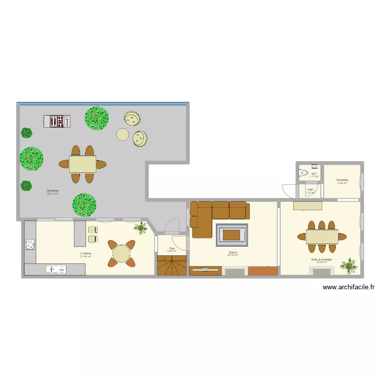 Lairesse Rez. Plan de 