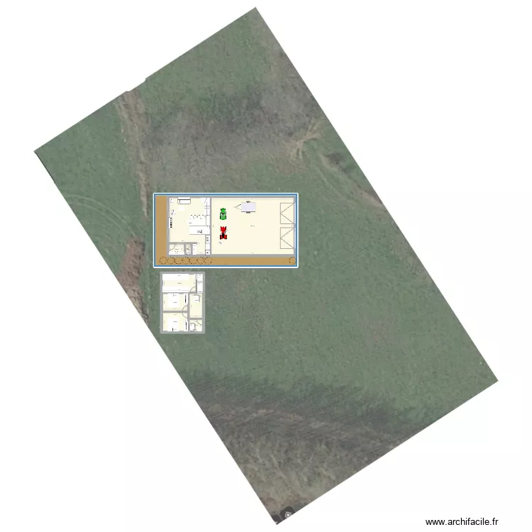 Etable erezee. Plan de 