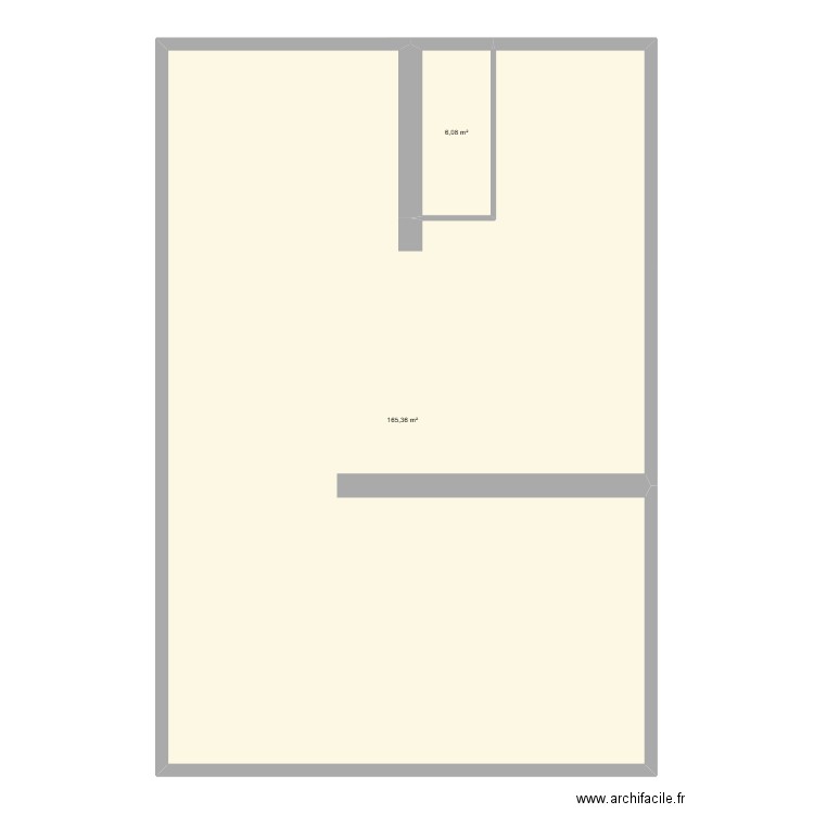 Lavoine. Plan de 3 pièces et 197 m2