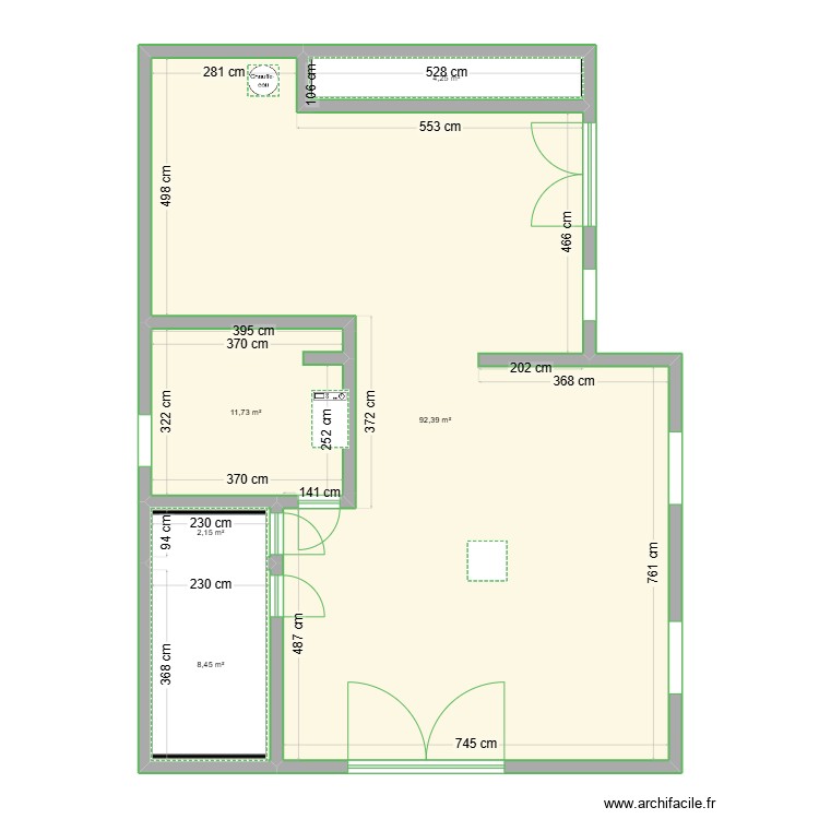 Maison. Plan de 0 pièce et 0 m2