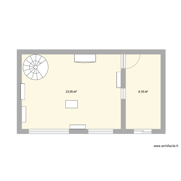 am&eacute;nagement. Plan de 0 pièce et 0 m2