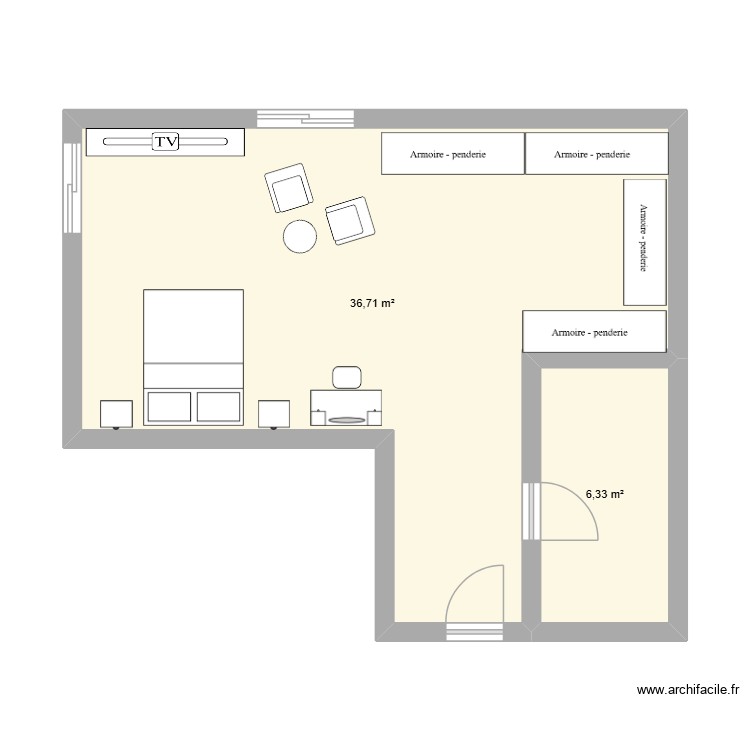 PARENTAGHRBI. Plan de 0 pièce et 0 m2