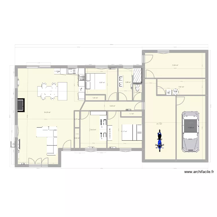 Senouillac v1. Plan de 15 et 162 m² Senouillac v1. Plan de 15 et 162 m²