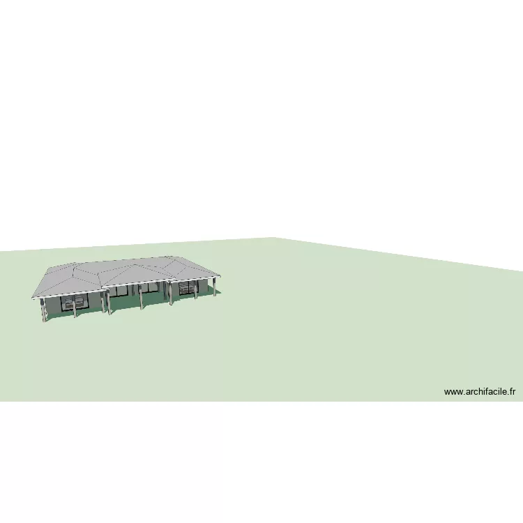 PLAN H + CARBET 2. Plan de 12  et 153 m²