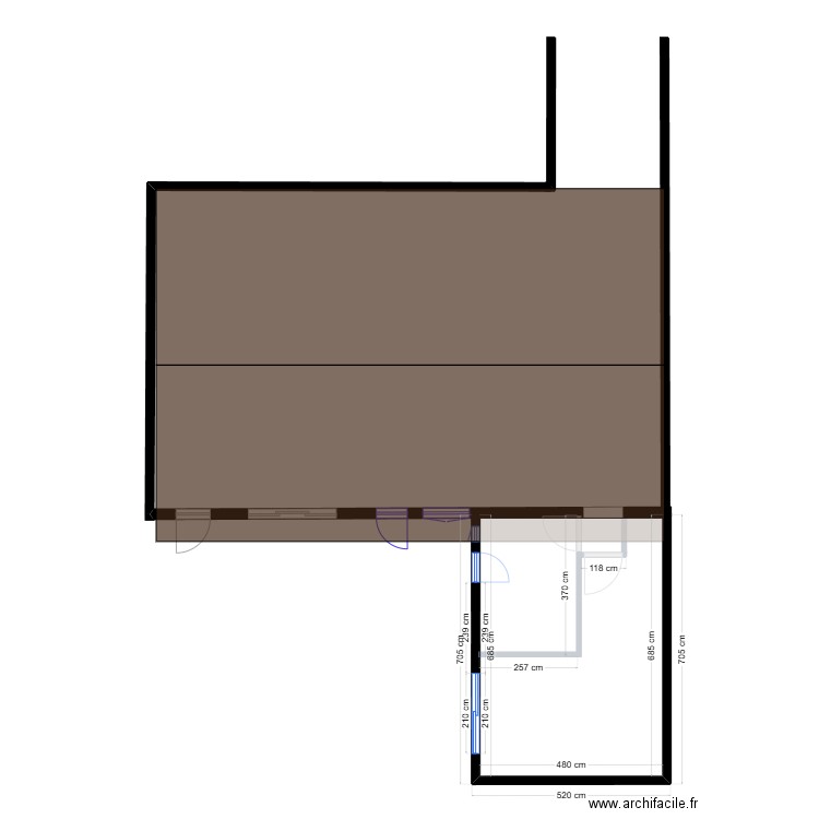 Agrandissement VIDE. Plan de 0 pièce et 0 m2
