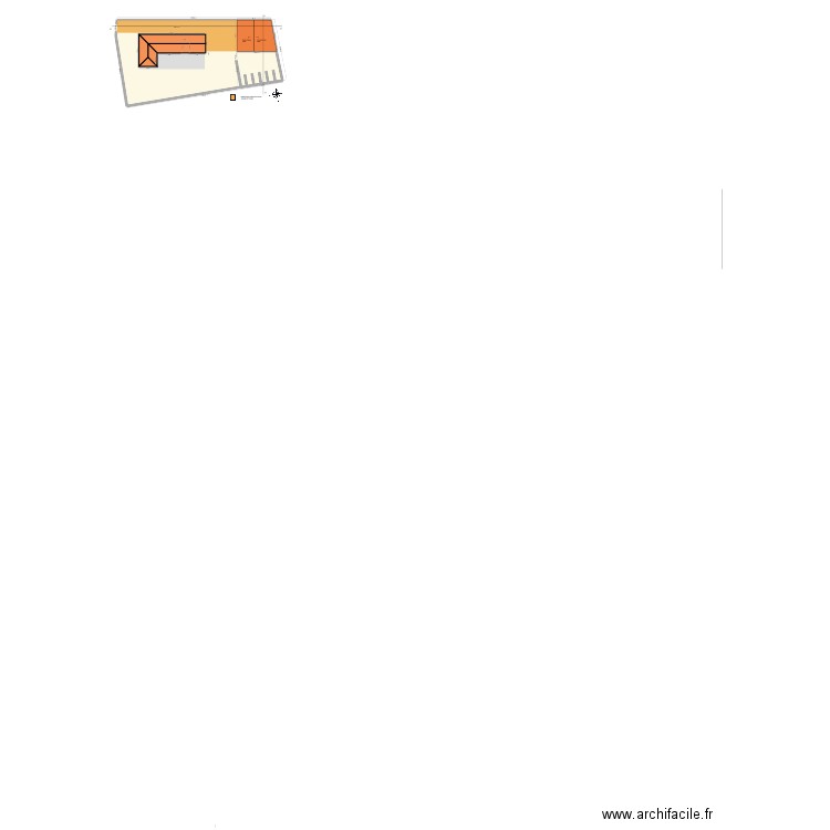 PCMI - Plan de masse. Plan de 2 pièces et 403 m2