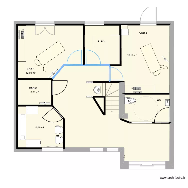 Leroux Sc&eacute;nario 9 bis FIN. Plan de 6  et 115 m²