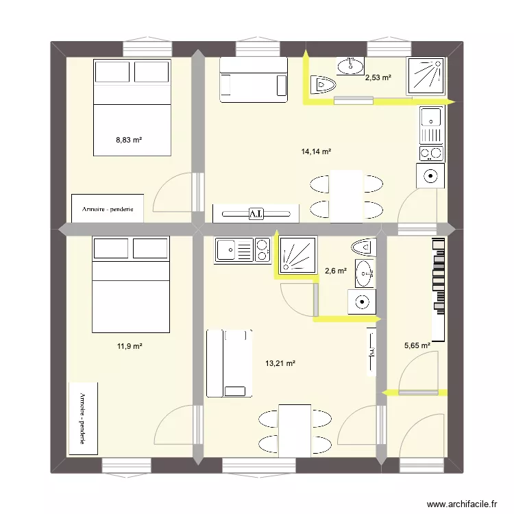 Plan Strasbourg version 2. Plan de 