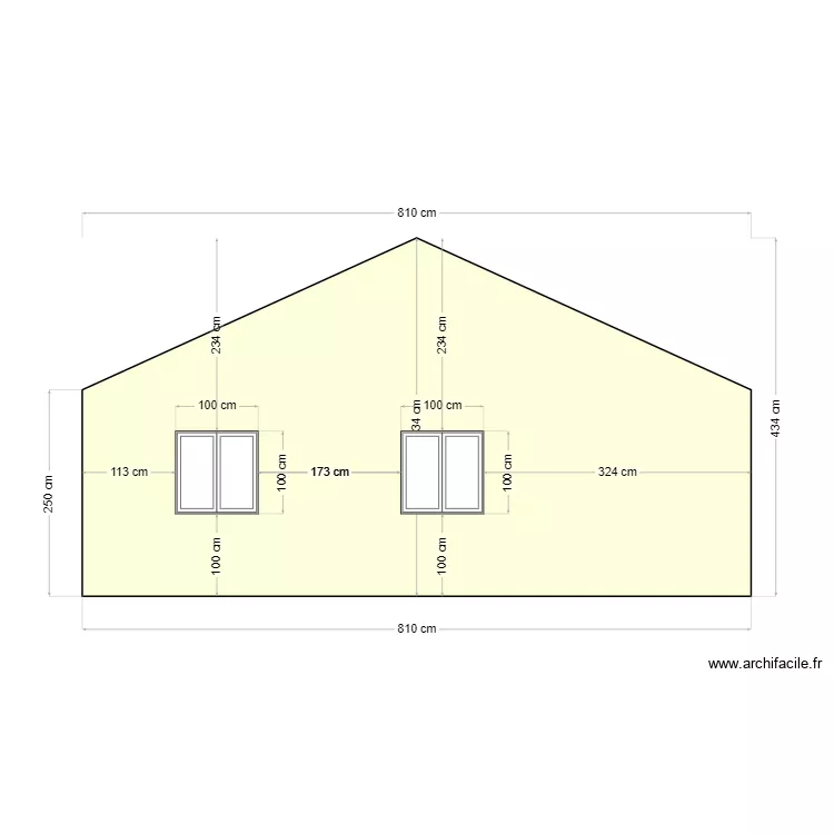 facade-cote-droit-F4. Plan de 