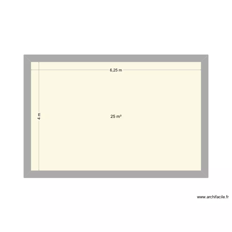 Chalet. Plan de 1 et 25 m² Chalet. Plan de 1 et 25 m²