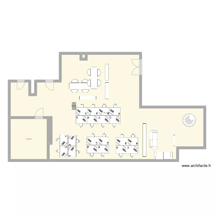 t'inqui&egrave;tes. Plan de 