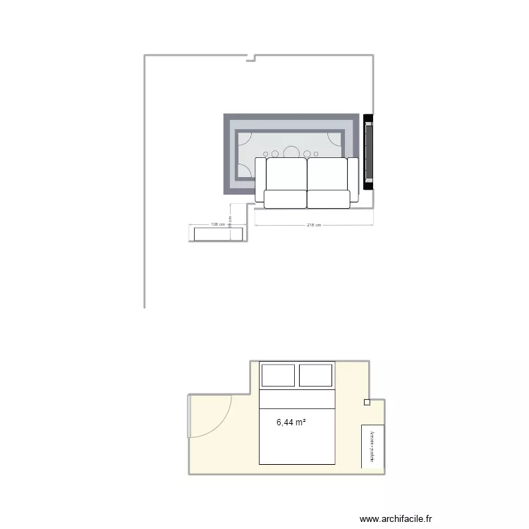 appart. Plan de 