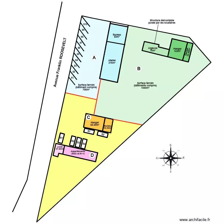 DAVID Propriété LA GARDE (Plan de masse). Plan de 17 Pièces et 4188 m² DAVID Propriété LA GARDE (Plan de masse). Plan de 17 Pièces et 4188 m²