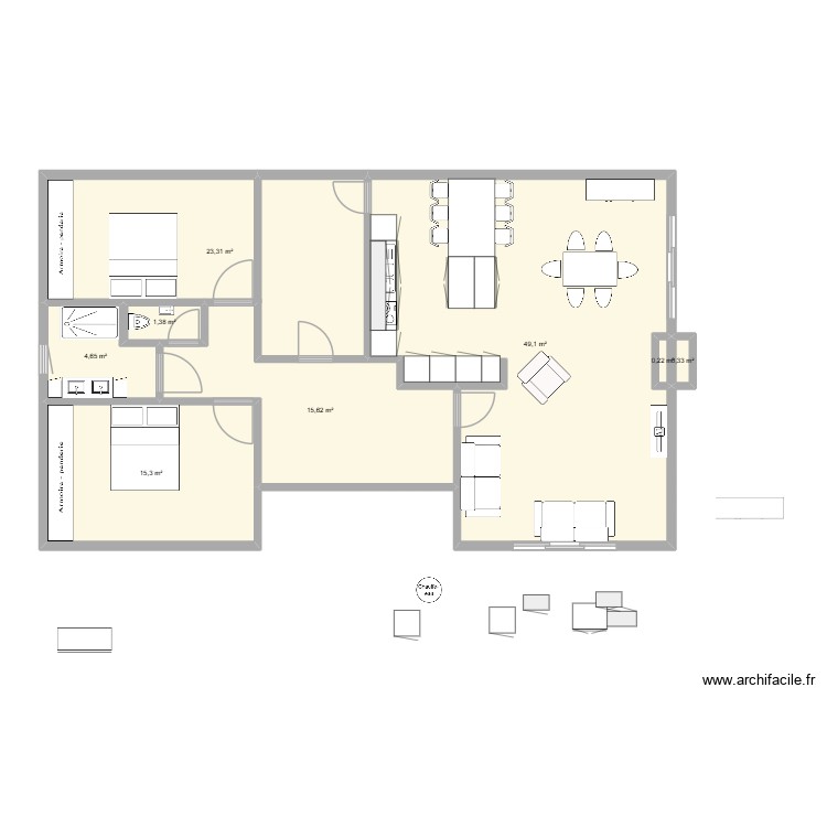 pignon essai. Plan de 0 pièce et 0 m2