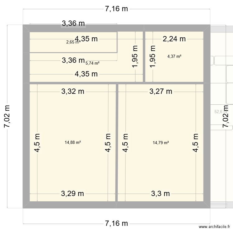 maison  Mixx. Plan de 14 pièces et 154 m2