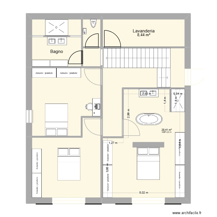 Casa Torremezo 2. Plan de 13 pièces et 200 m2